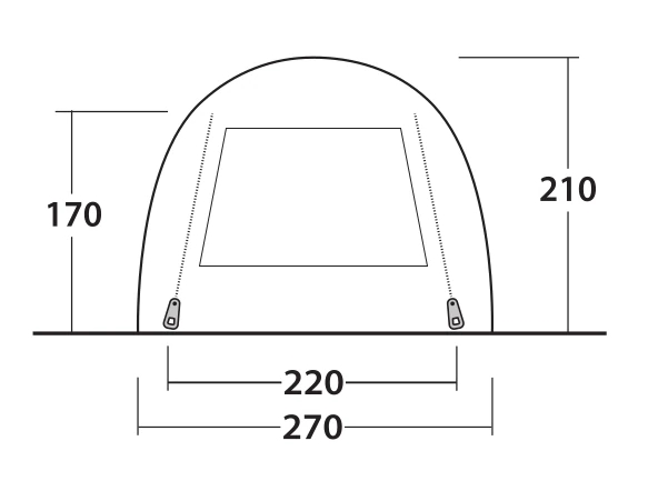 Outwell Arizona 3 kampangne